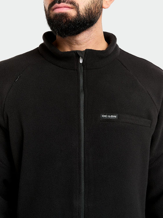 Men's Fleece Jacket - Black