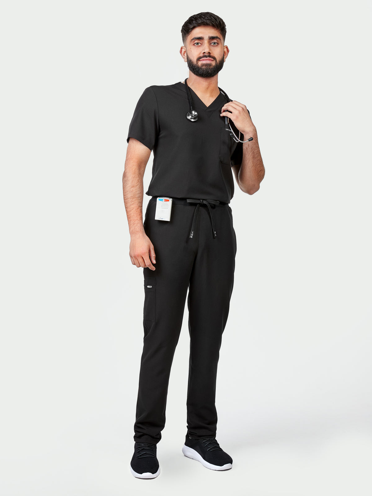 Men's Scrub Trousers - Midnight Black, Men's Scrub Trousers - Midnight Black