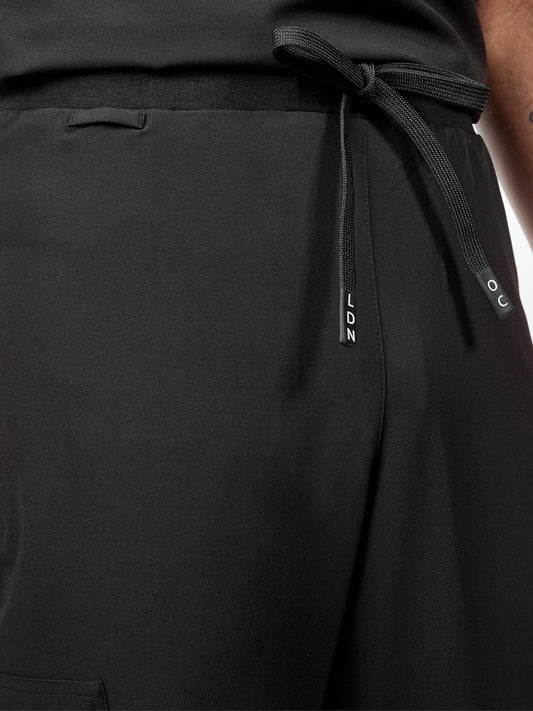 Men's Solis Scrub Trousers - Midnight Black
