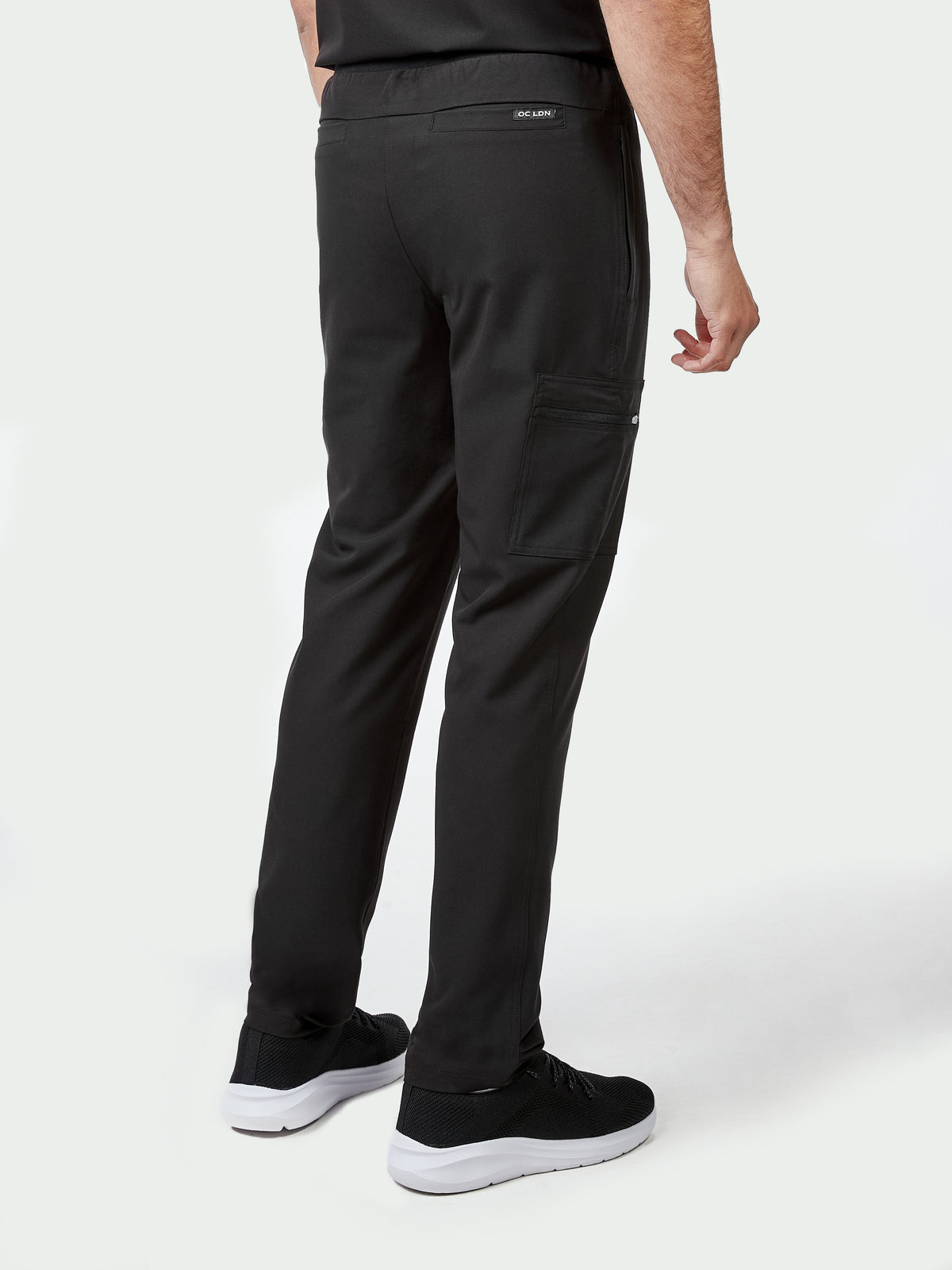 Men's Scrub Trousers - Midnight Black, Men's Scrub Trousers - Midnight Black