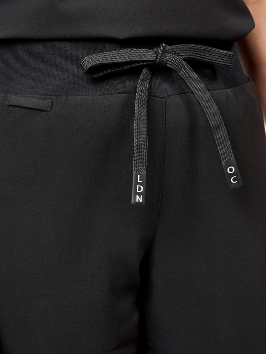 Women's Solis Scrub Trousers - Midnight Black