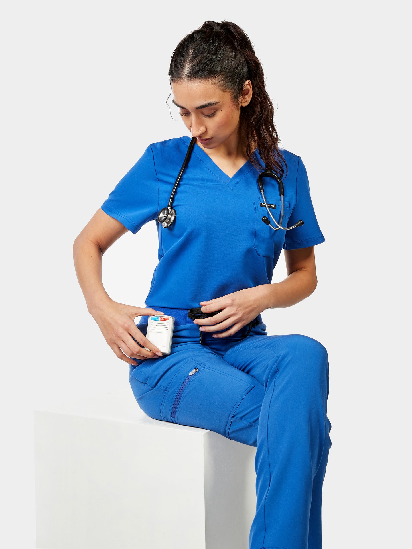 Women's Saturni Scrub Trousers - Royal Blue