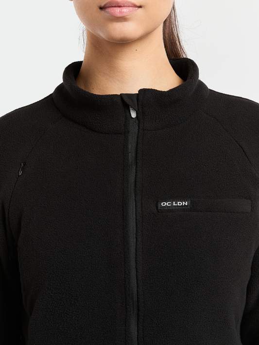Women's Fleece Jacket - Black