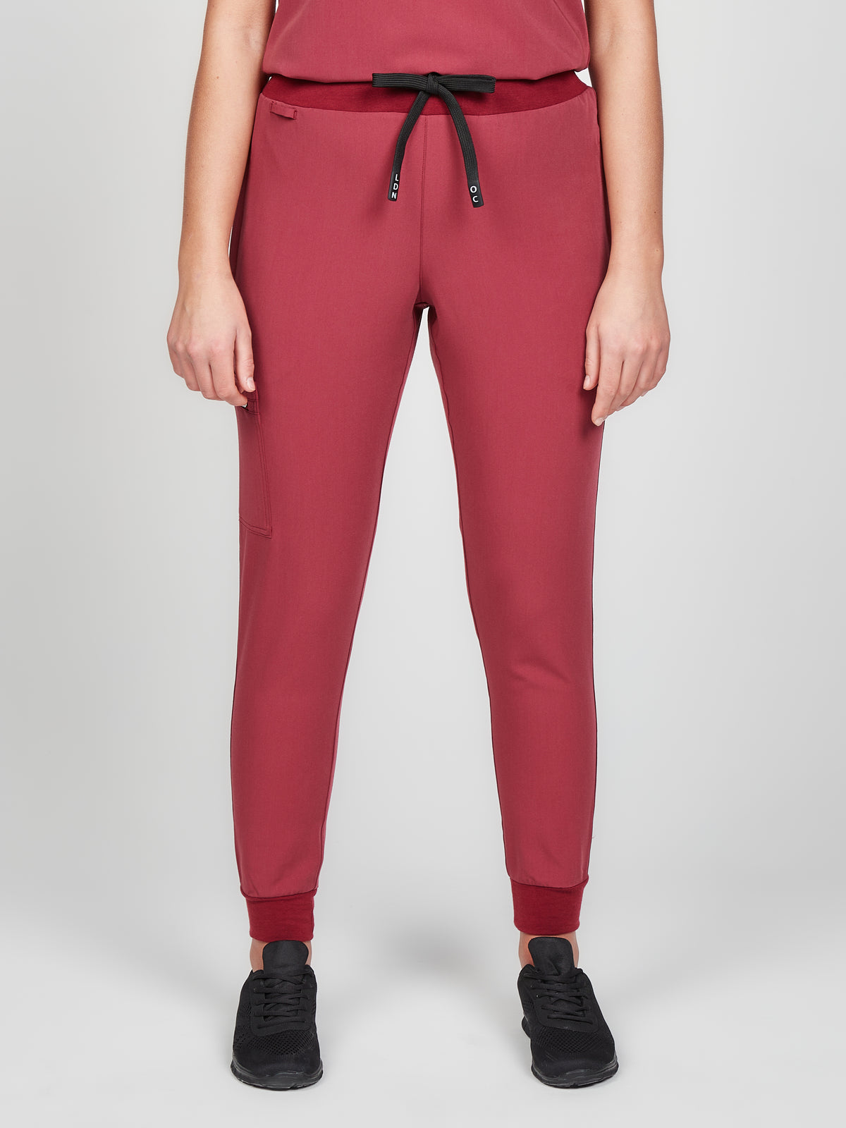 Women's Scrub Joggers - Cherry Red, Women's Scrub Joggers - Cherry Red