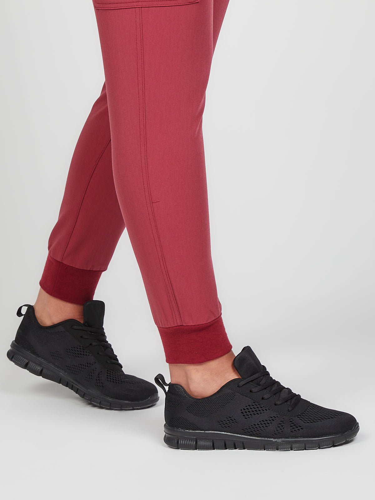 Women's Scrub Joggers - Cherry Red, Women's Scrub Joggers - Cherry Red