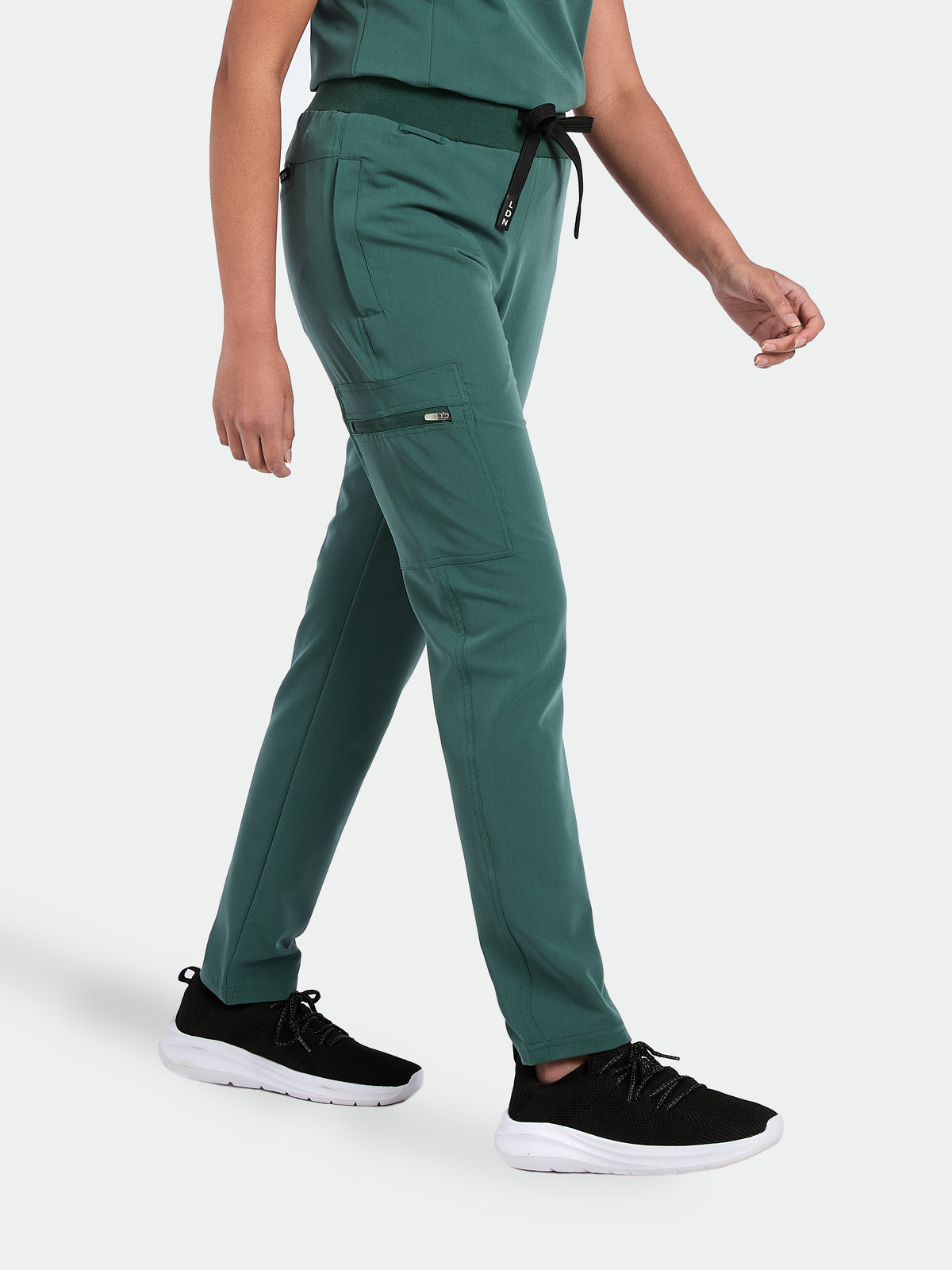 Women's Scrub Trousers - Forest Green, Women's Scrub Trousers - Forest Green