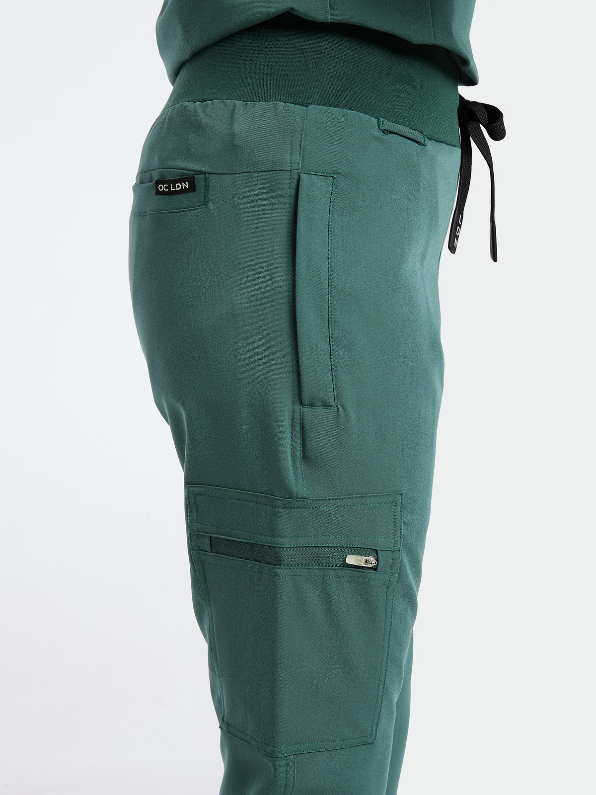 Women's Scrub Trousers - Forest Green, Women's Scrub Trousers - Forest Green