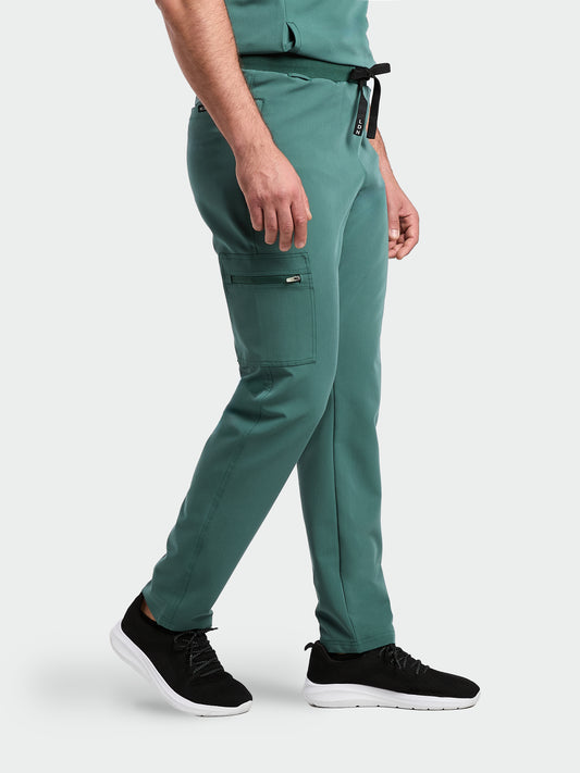 Men's Veneris Scrub Trousers - Forest Green