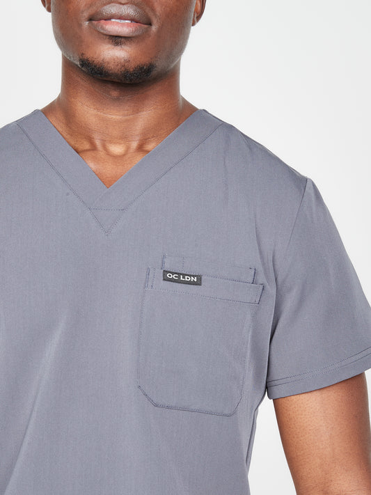 Men's Mercuri Scrub Top - Space Grey