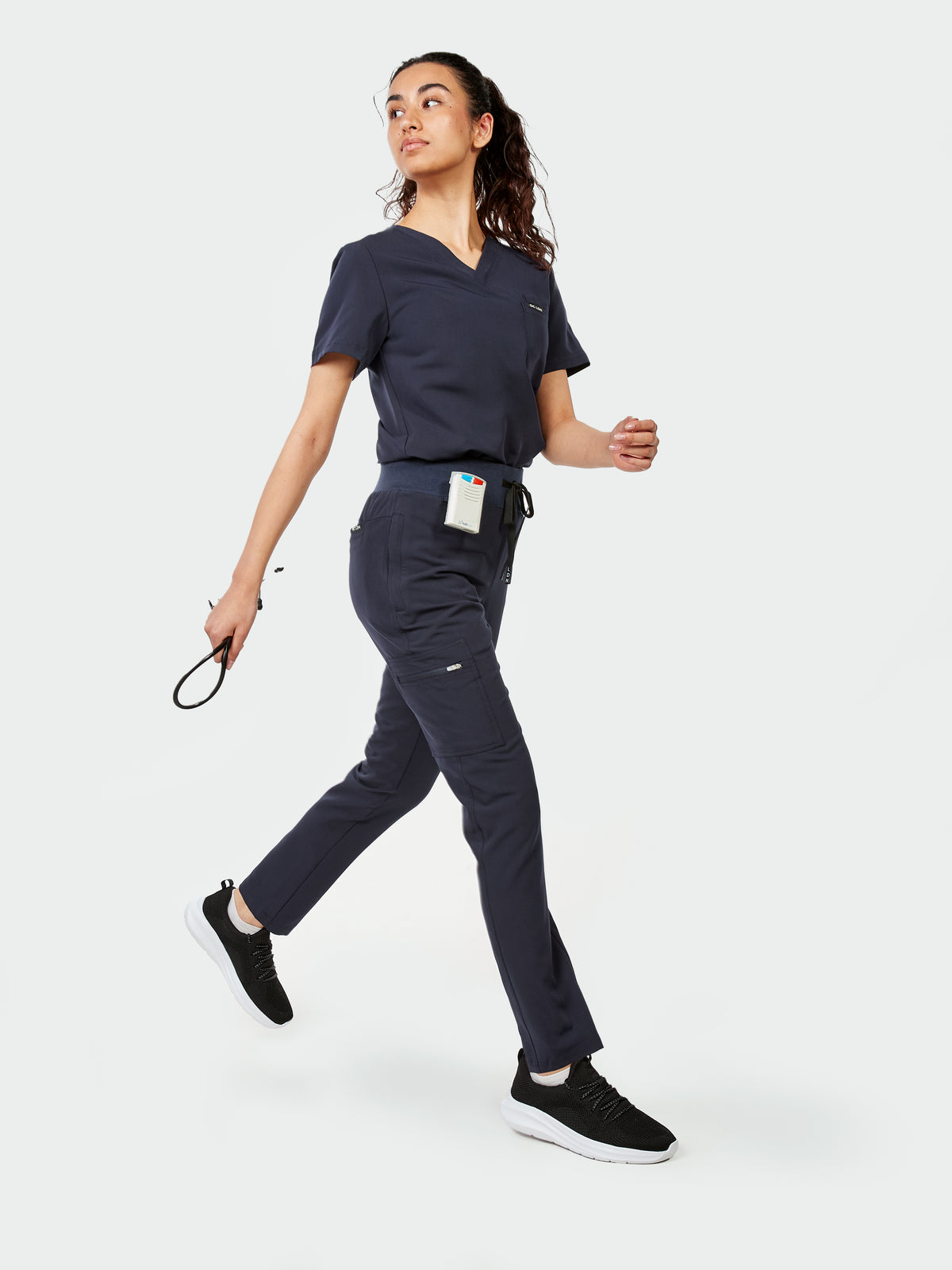 Women's Scrub Trousers - Navy Blue, Women's Scrub Trousers - Navy Blue