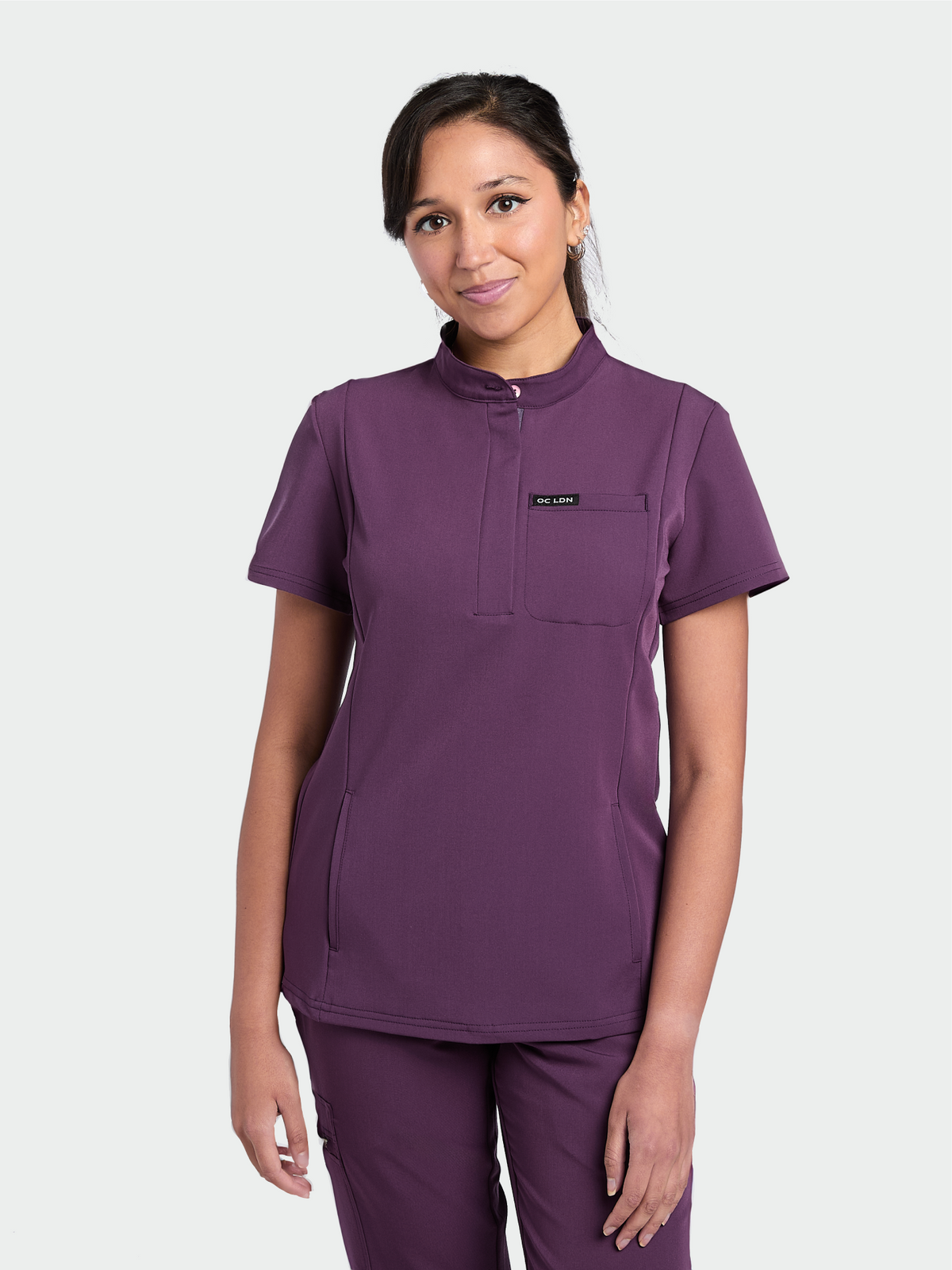 Women’s Mandarin Scrub Tops, Women’s Mandarin Scrub Tops