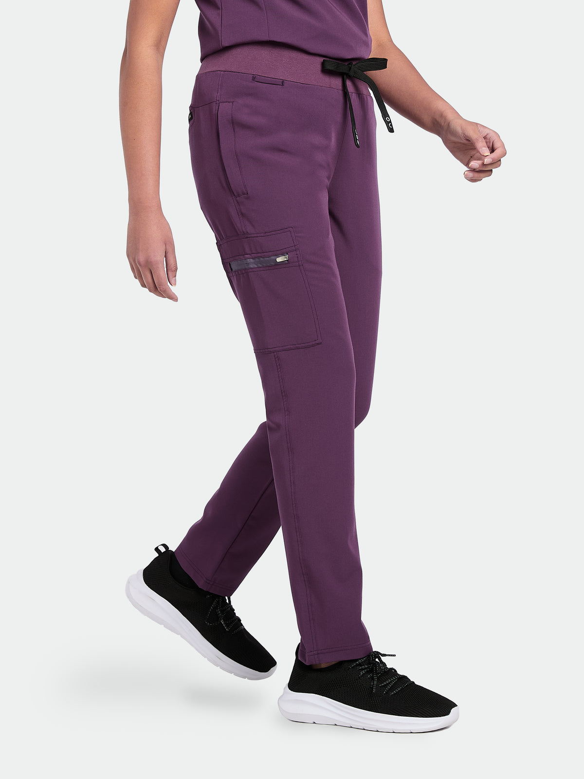 Women's Scrub Trousers - Wild Plum, Women's Scrub Trousers - Wild Plum