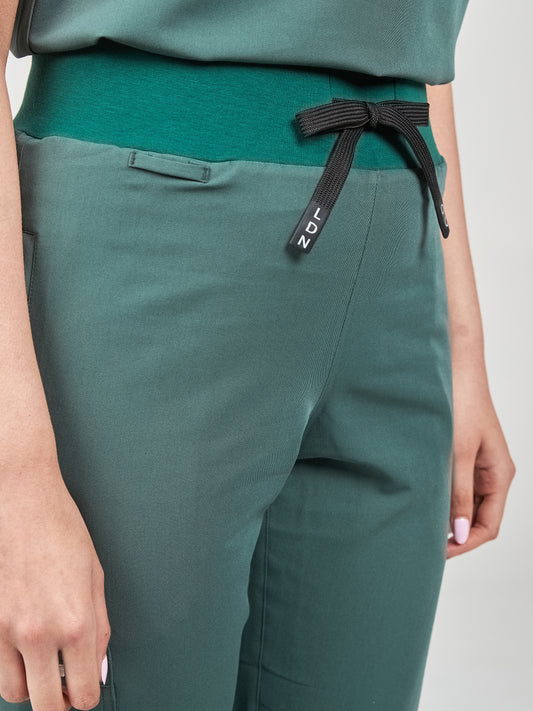 Women's Veneris Scrub Joggers - Forest Green