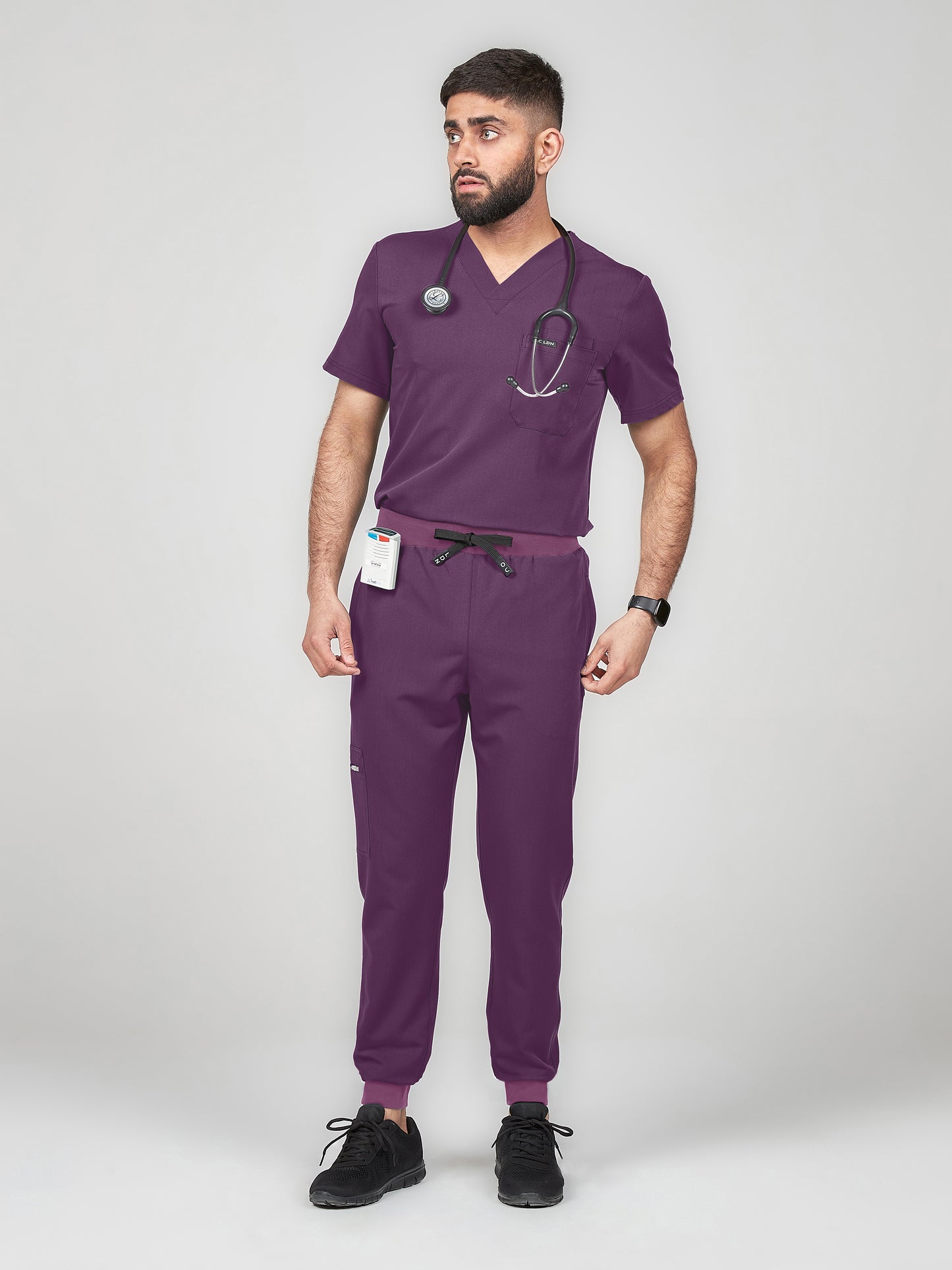 Men's Scrub Joggers - Wild Plum