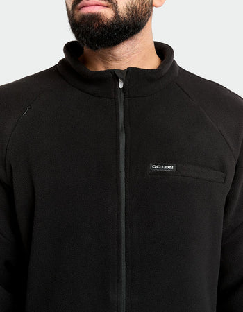 Men's Fleece Jacket - Black
