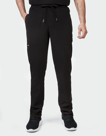 Men's Solis Scrub Trousers - Midnight Black