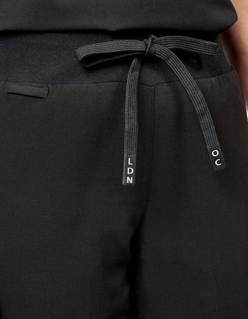 Women's Solis Scrub Trousers - Midnight Black