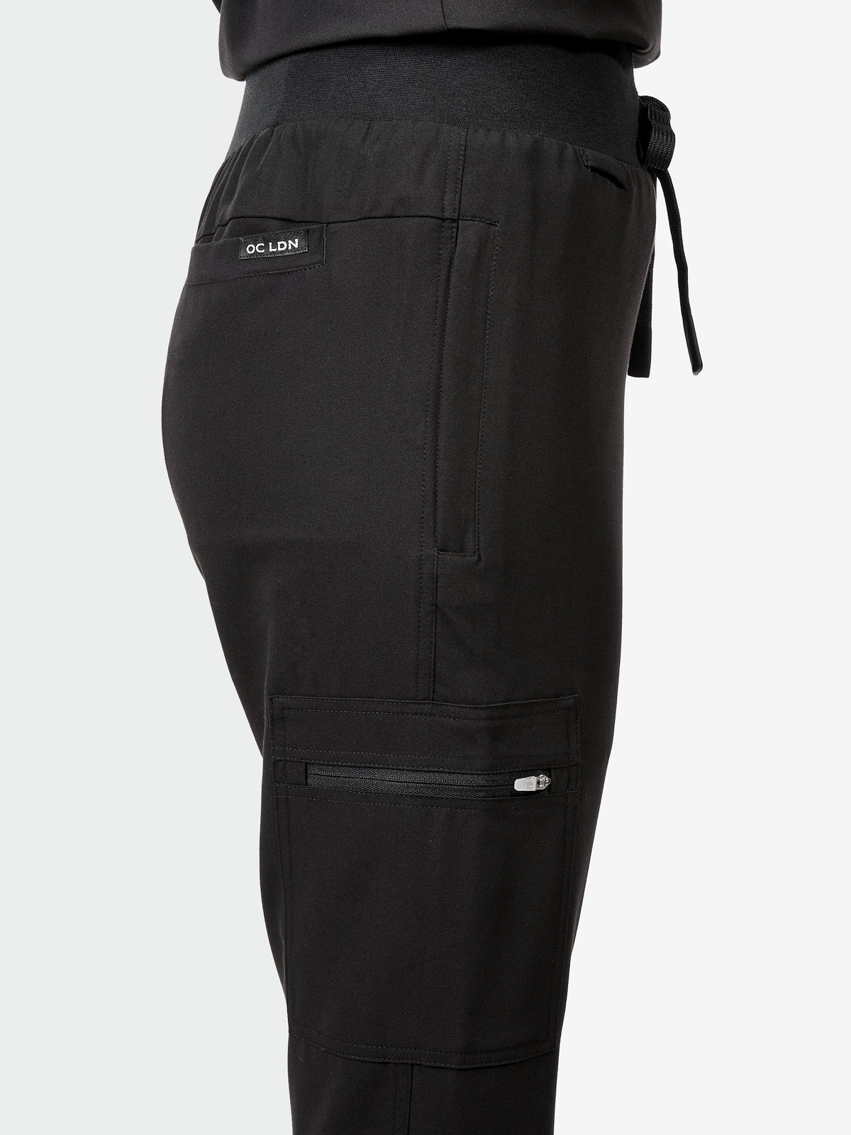 Women's Scrub Trousers - Midnight Black, Women's Scrub Trousers - Midnight Black