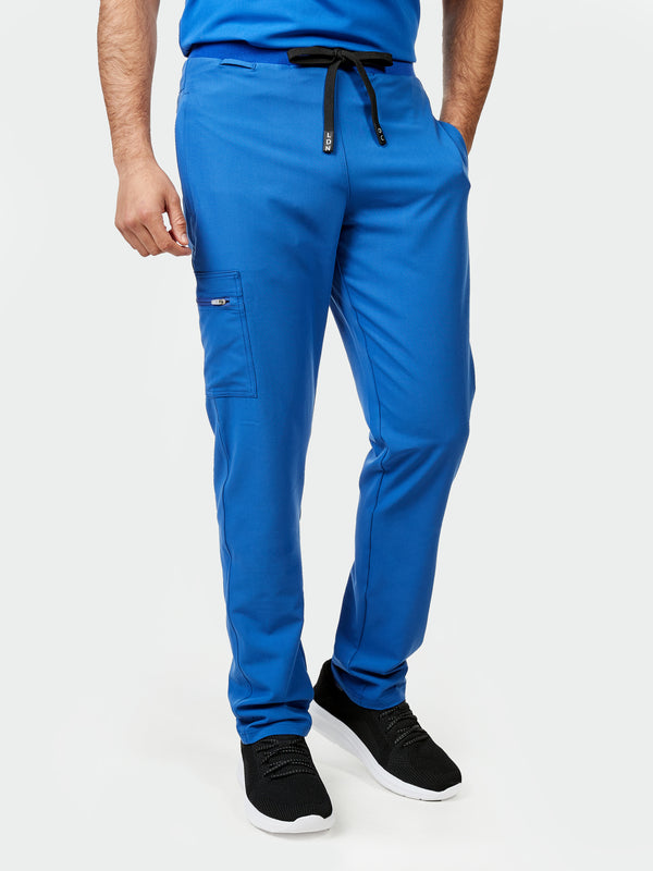 Men's Saturni scrub trousers royal blue