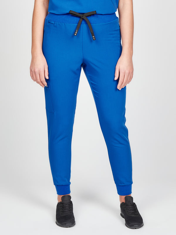 Women's Saturni scrub joggers royal blue