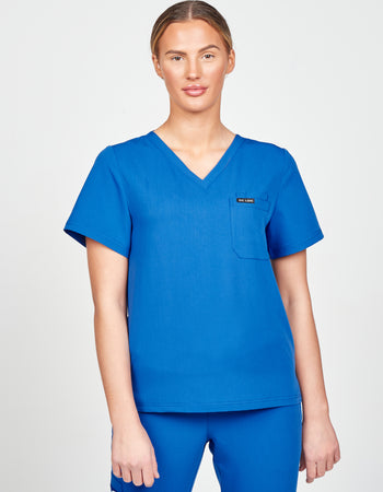 Women's Saturni Scrub Top - Royal Blue