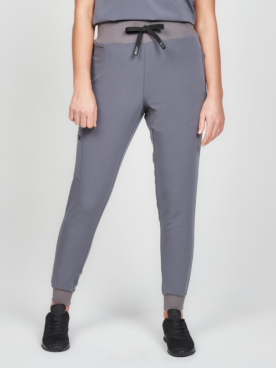 Women's Scrub Joggers - Space Grey