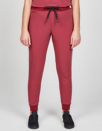 Women's Martis Scrub Joggers - Cherry Red