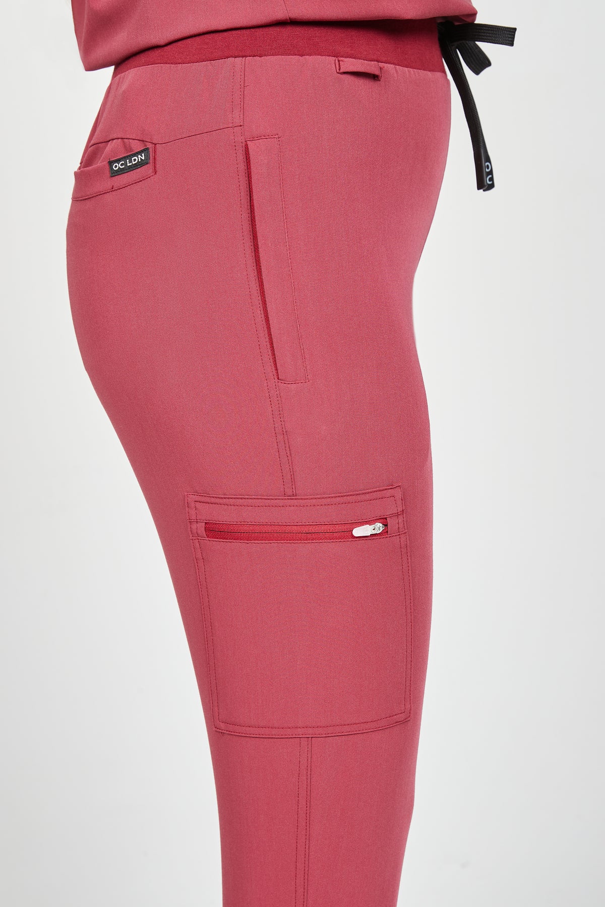 Women's Scrub Joggers - Cherry Red, Women's Scrub Joggers - Cherry Red