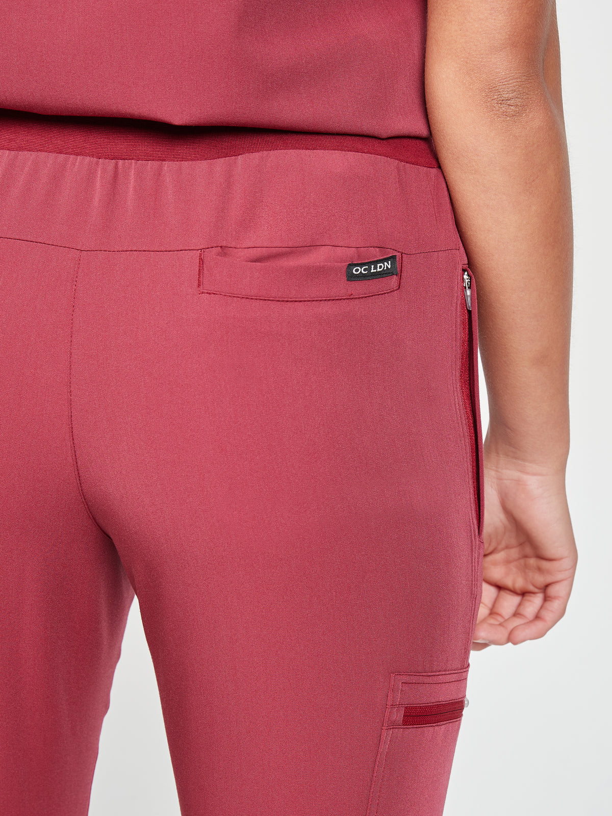 Women's Scrub Joggers - Cherry Red, Women's Scrub Joggers - Cherry Red