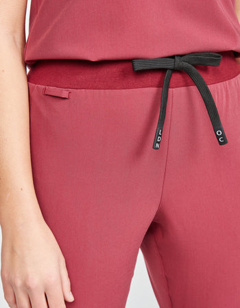 Women's Martis Scrub Joggers - Cherry Red