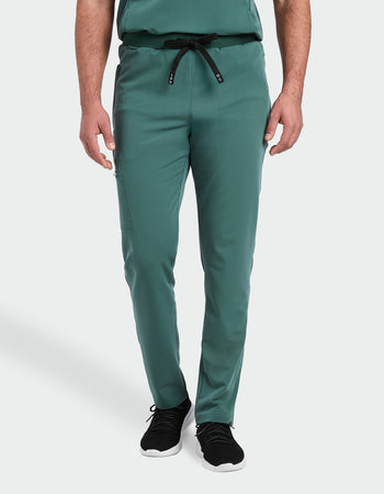 Men's Veneris Scrub Trousers - Forest Green