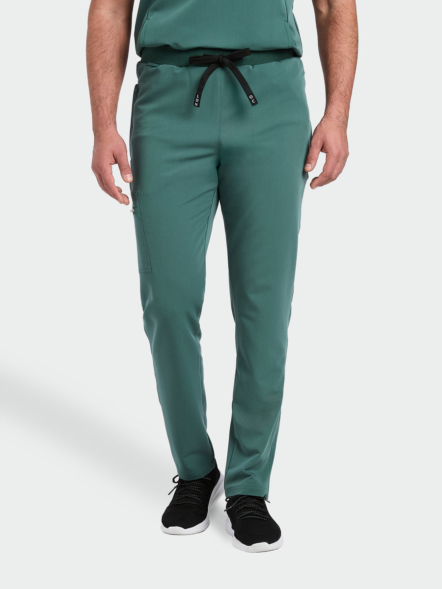 Men's Scrub Trousers - Forest Green