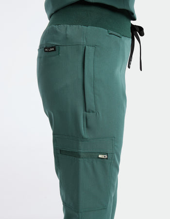Women's Veneris Scrub Trousers - Forest Green