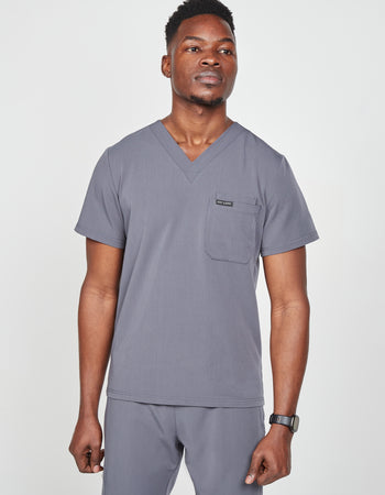 Men's Mercuri Scrub Top - Space Grey