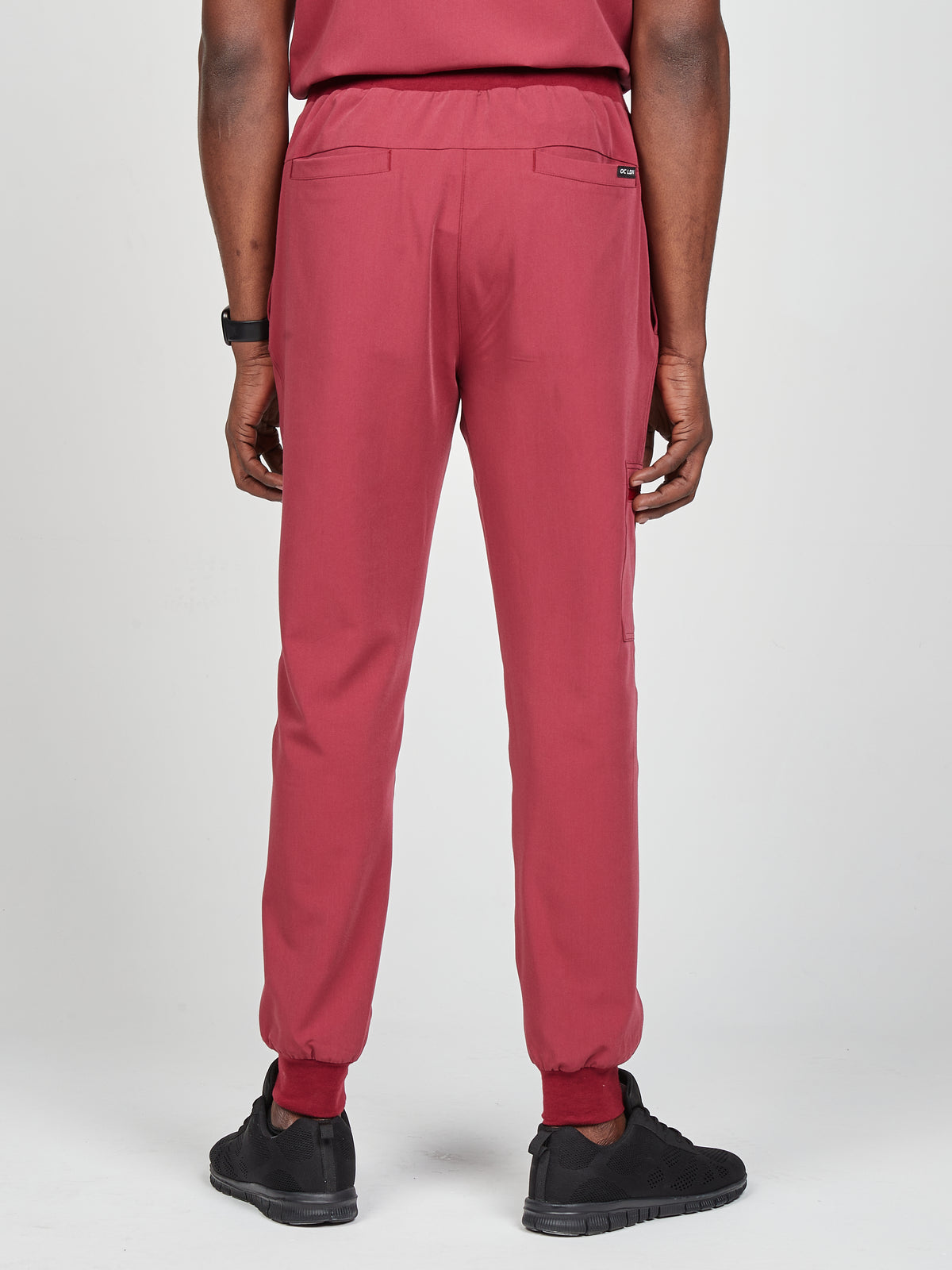 Men's Scrub Joggers - Cherry Red, Men's Scrub Joggers - Cherry Red