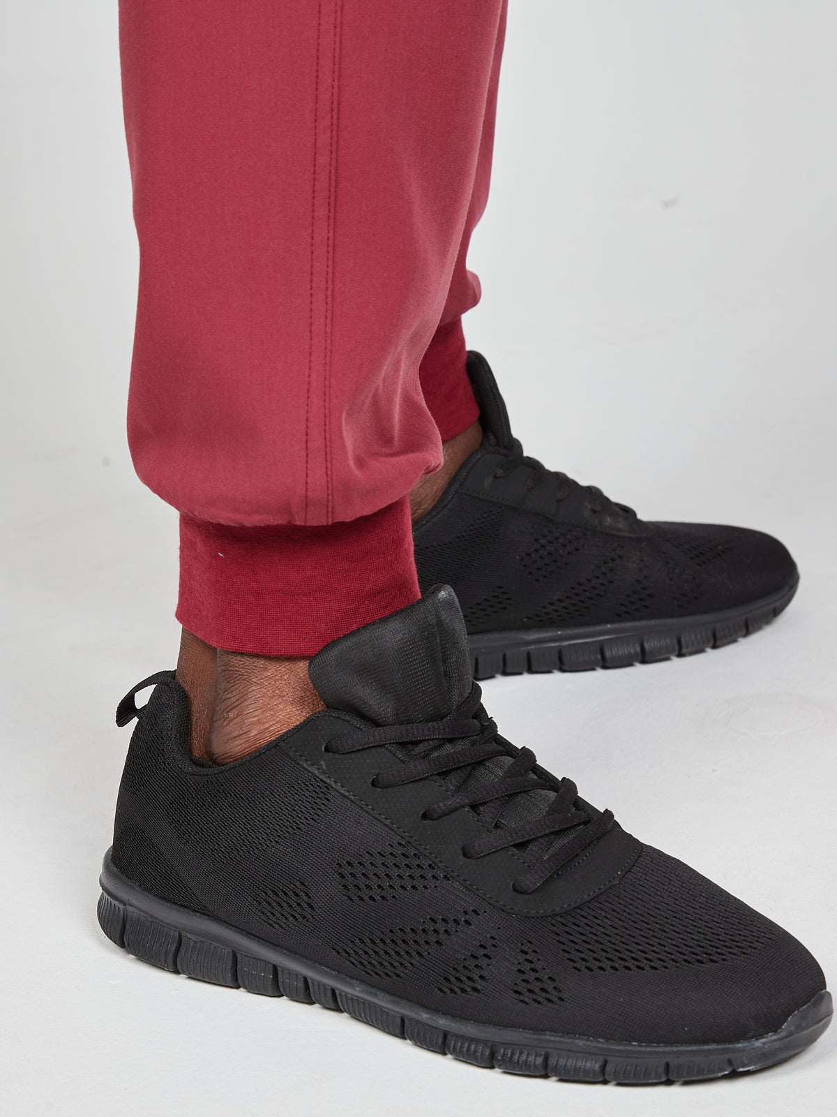 Men's Scrub Joggers - Cherry Red, Men's Scrub Joggers - Cherry Red