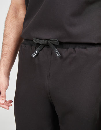 Men's Solis Scrub Joggers - Midnight Black