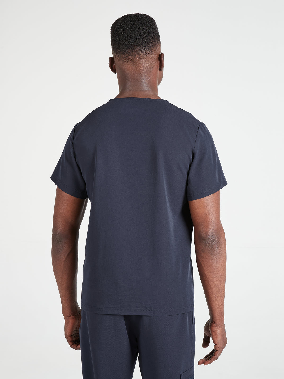 Men's Classic Scrub Top - Navy Blue, Men's Classic Scrub Top - Navy Blue