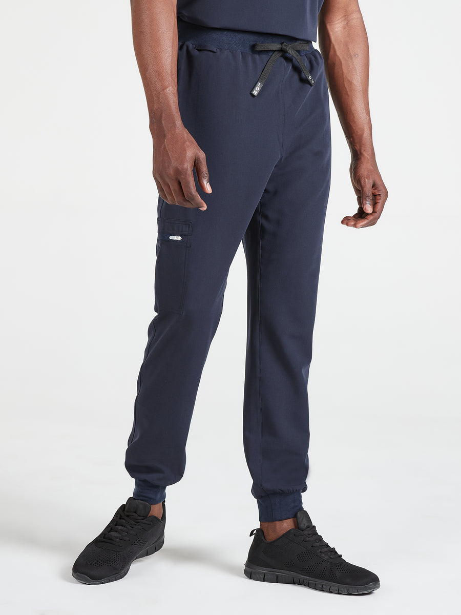 Men's Scrub Joggers - Navy Blue