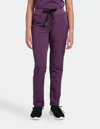 Women's Scrub Trousers - Wild Plum