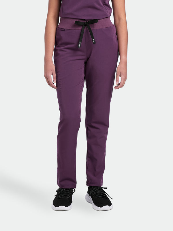 Women's Wild Plum scrub trousers