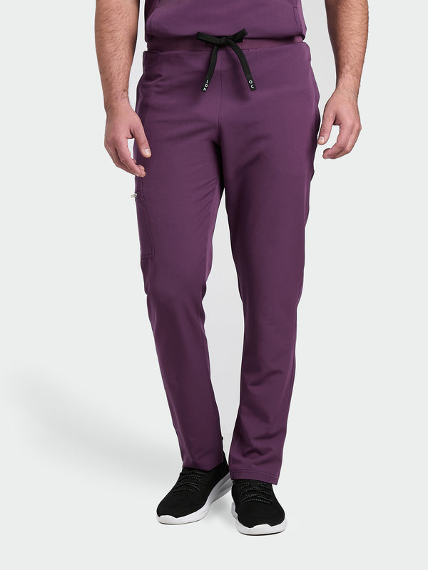 Men's Wild Plum scrub trousers