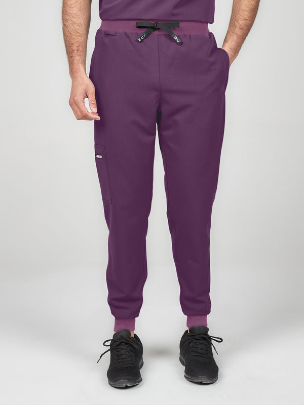 Men's Wild Plum scrub joggers